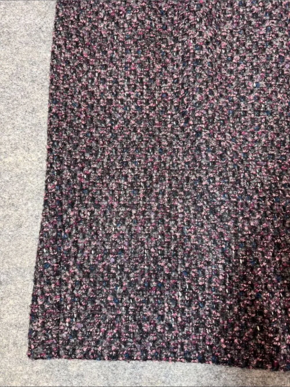 Lafayette 148 Boucle Wool Blend Pencil Skirt Black Pink 16 Quiet Luxury Career - Picture 4 of 13